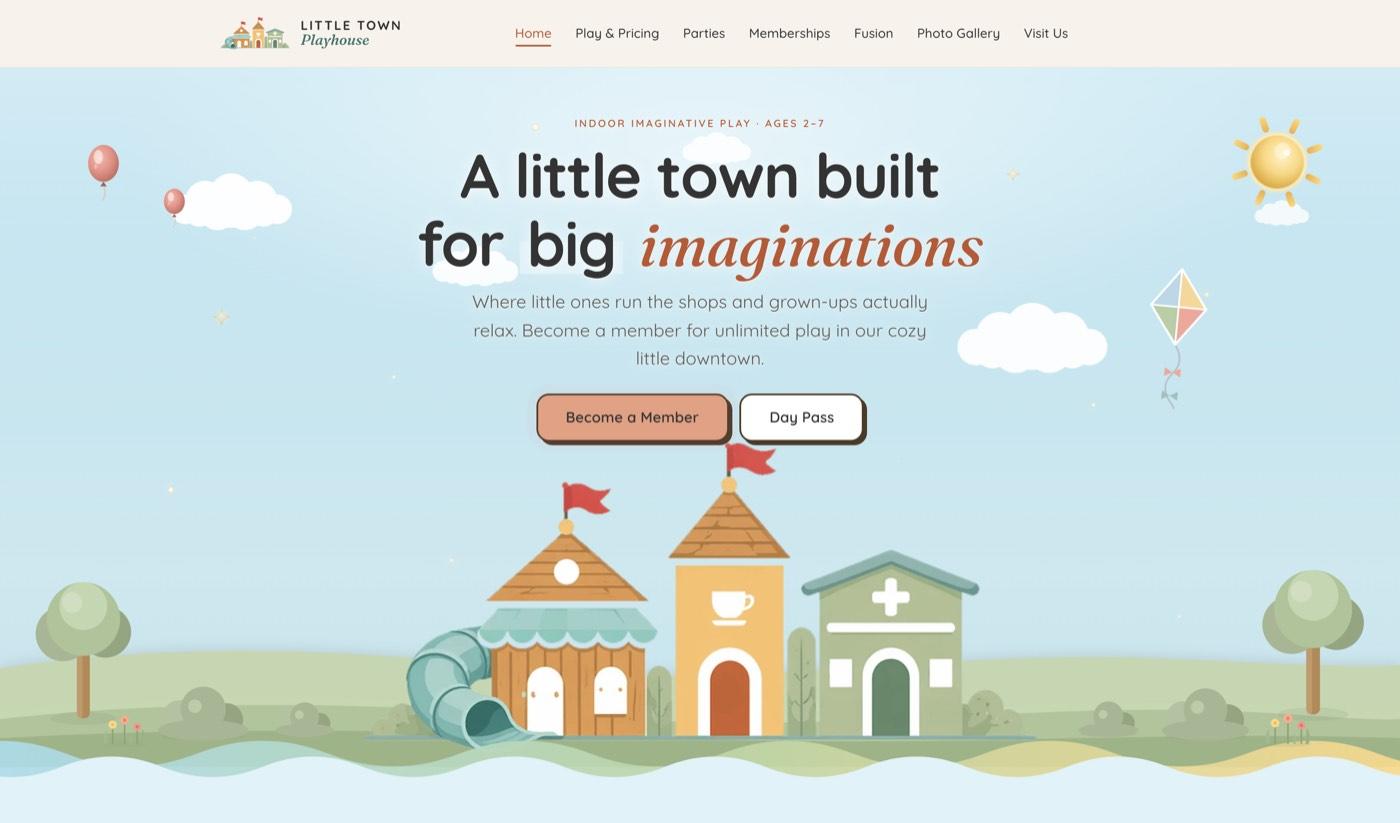 Little Town — the home page